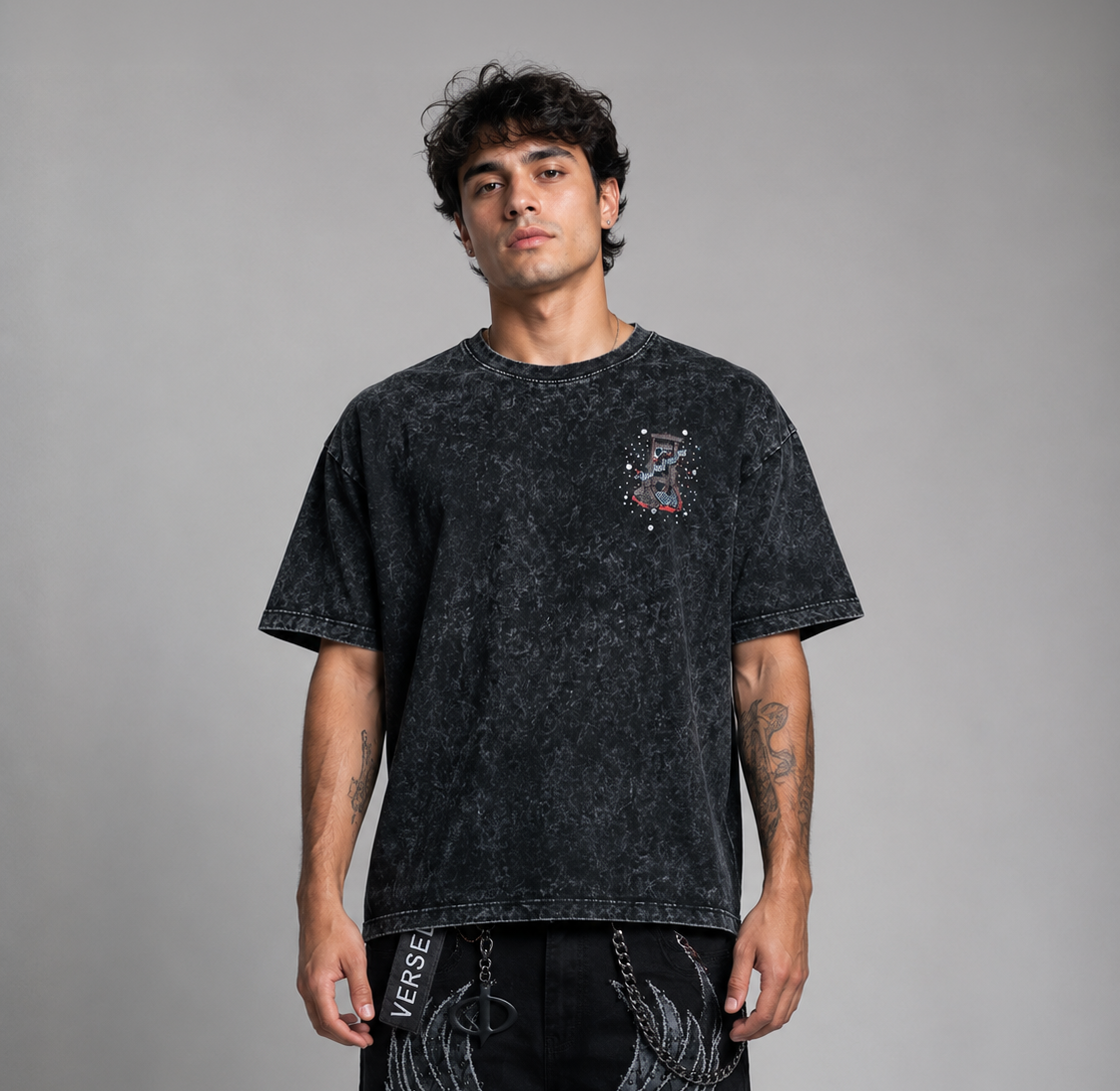 Heads Will Roll Shirt (Vintage Black Wash)