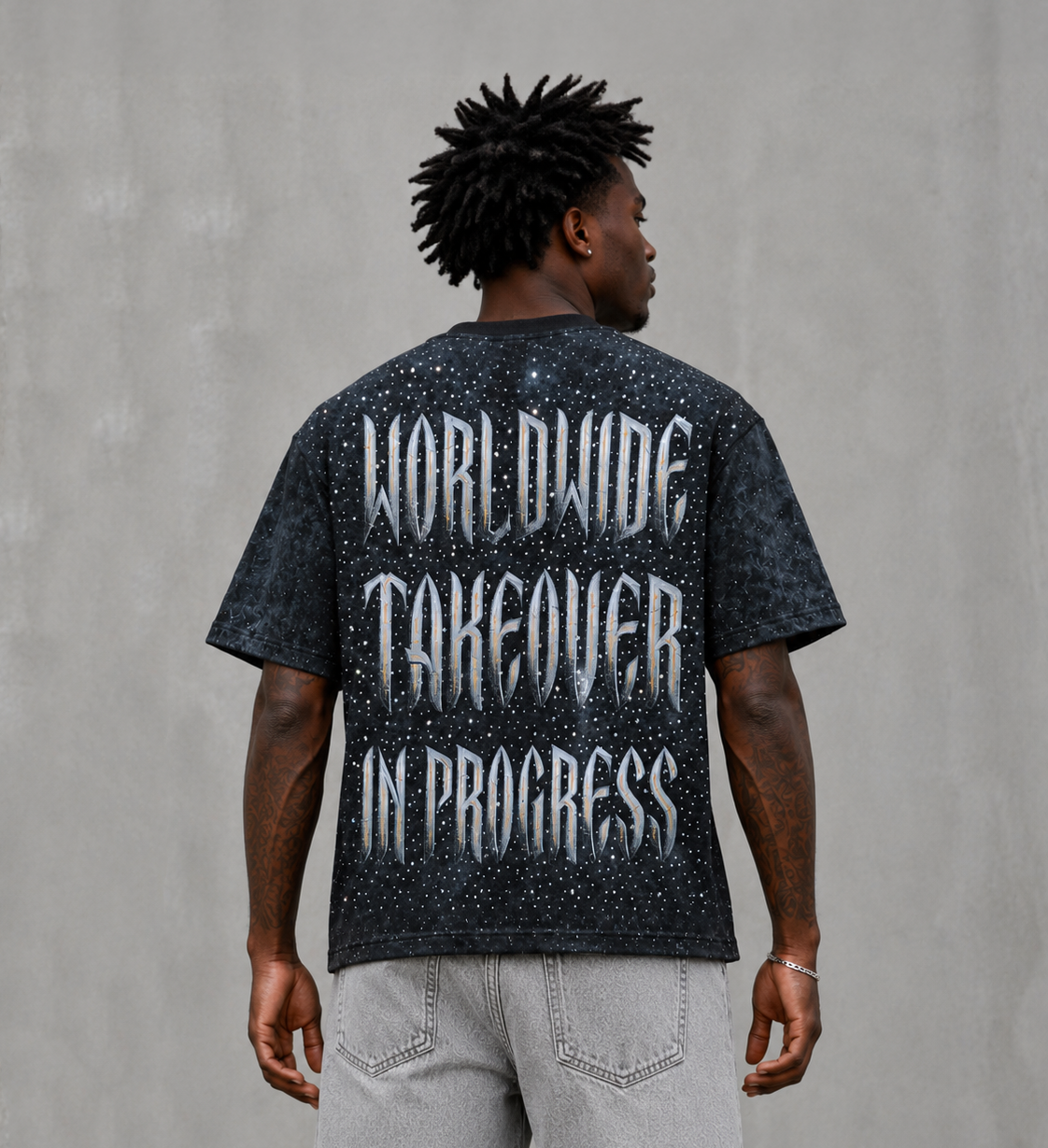World Domination Shirt (Black Wash)