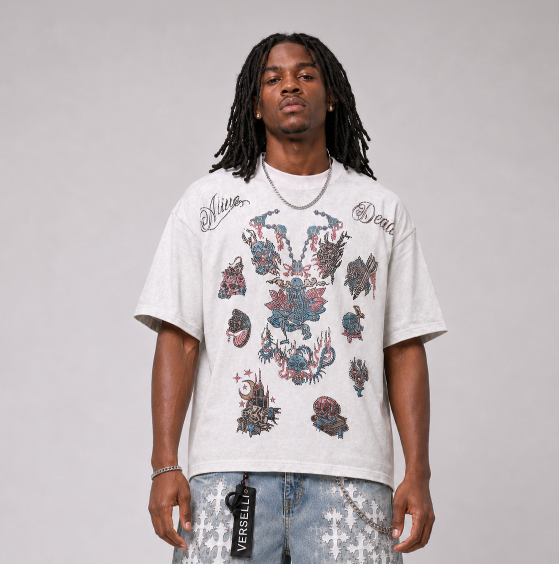 Alive & Dead Shirt (Off White)