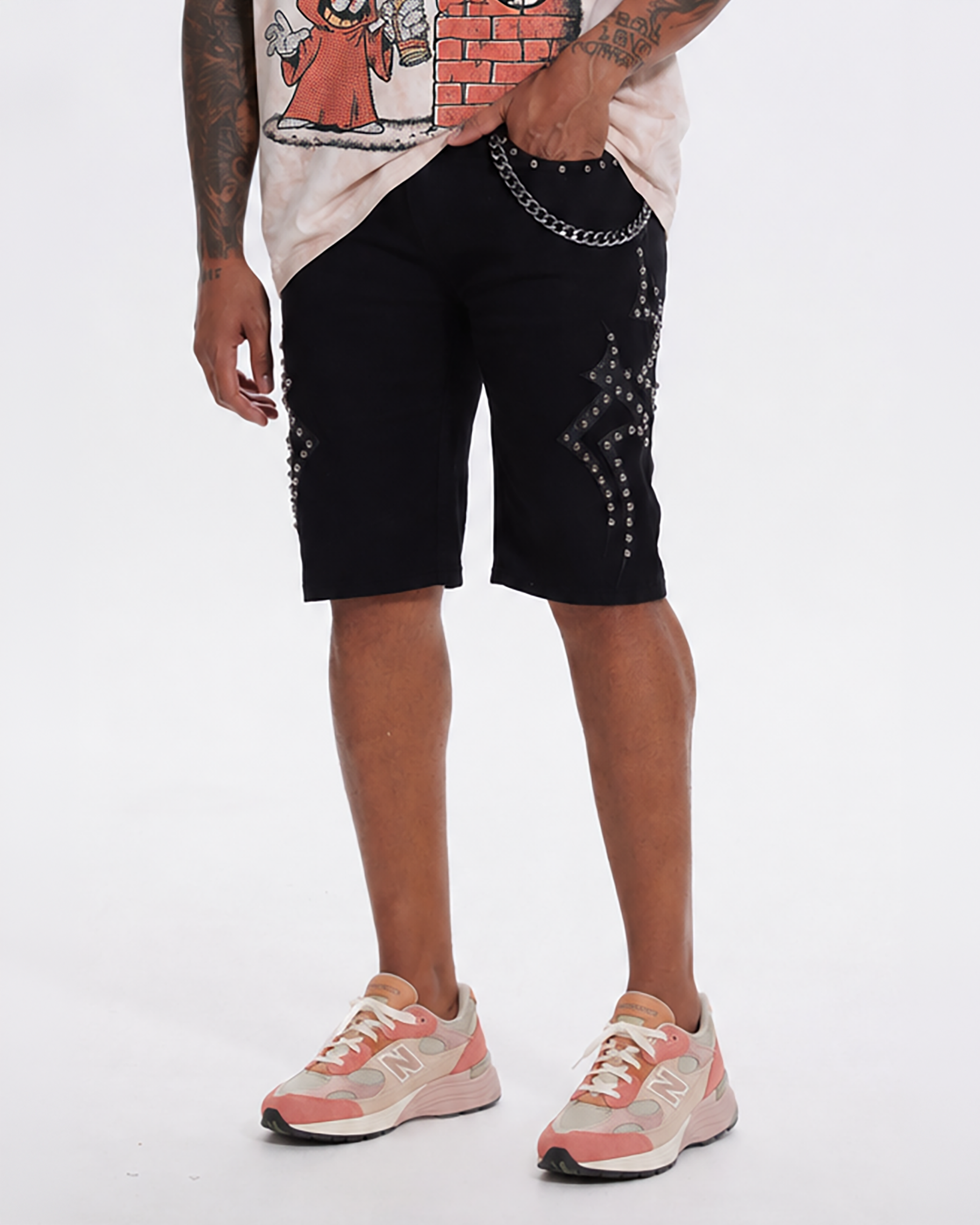 Outlaw Shorts Black Wash