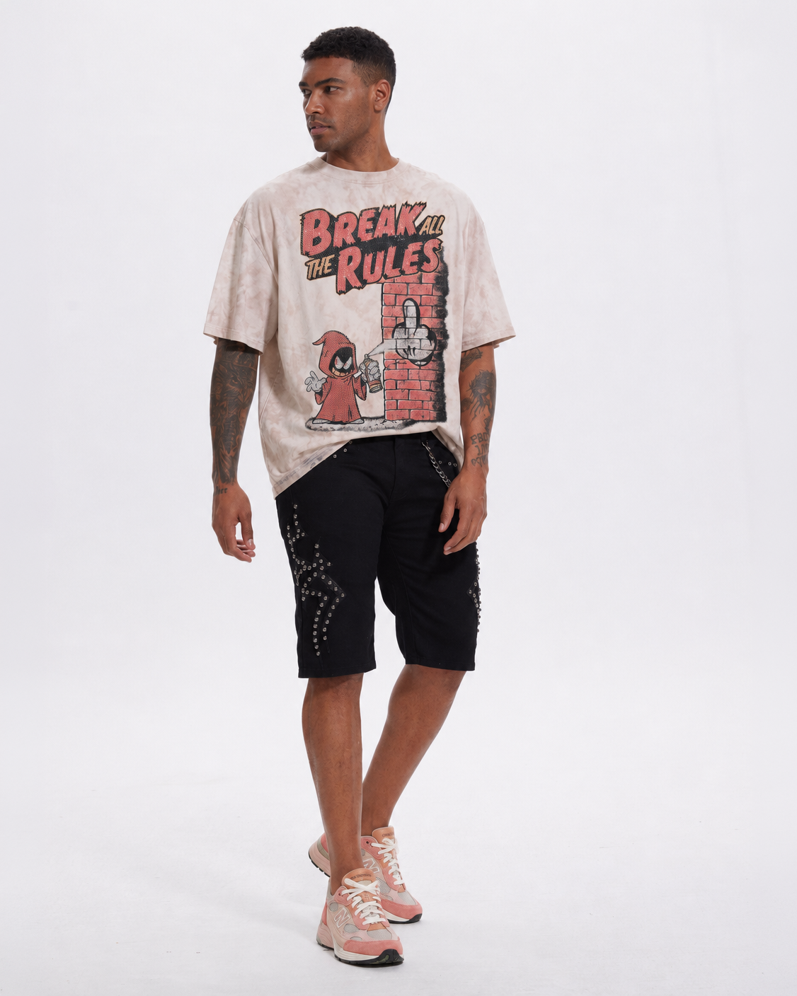 Outlaw Shorts Black Wash