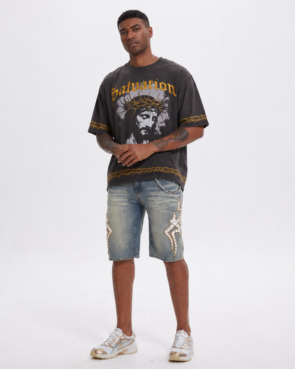 Outlaw Shorts Blue Wash