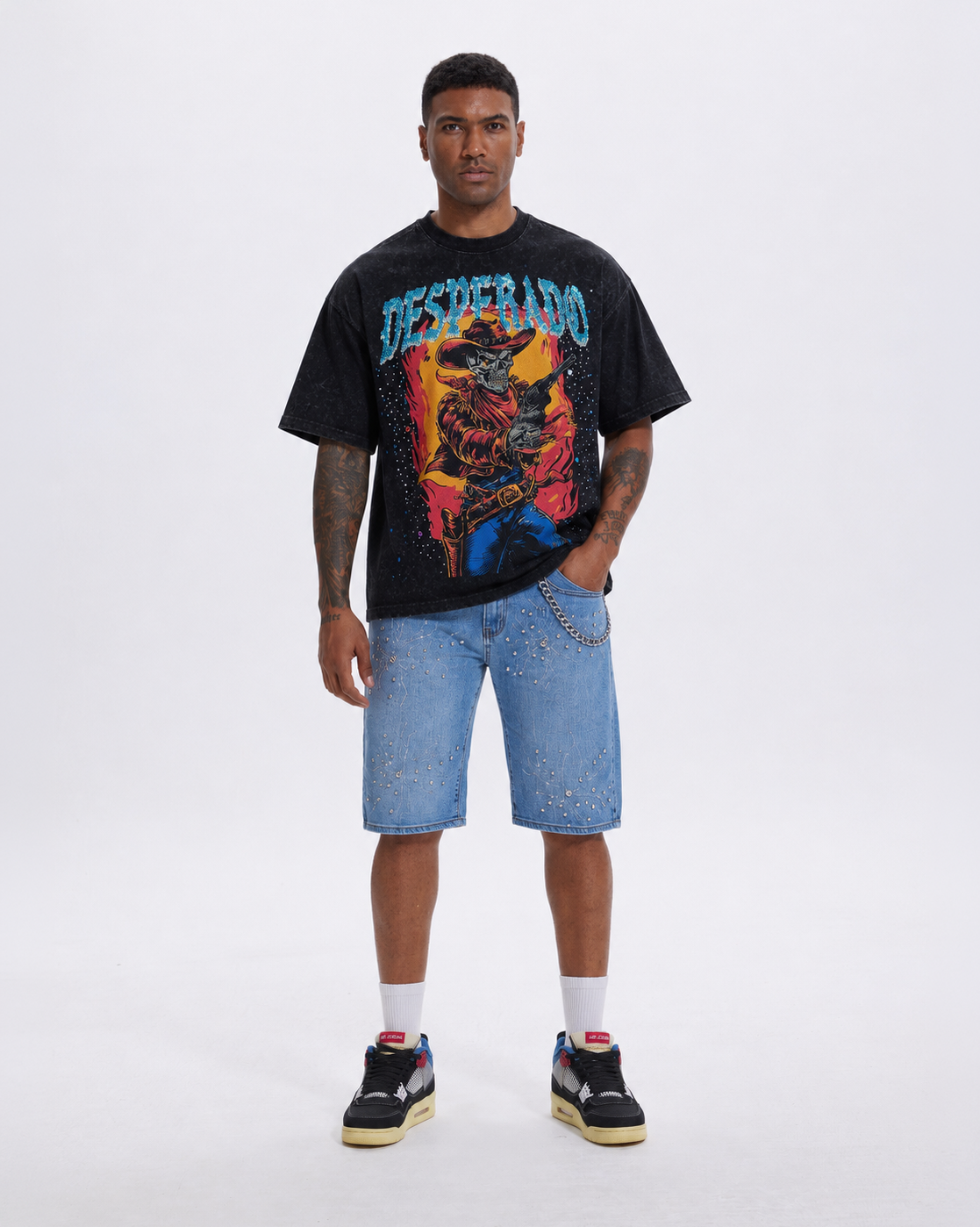 Starfall Shorts Blue Wash